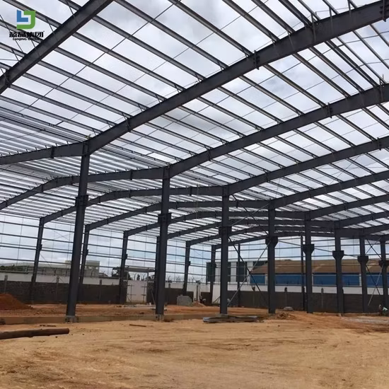Entrepôt préfabriqué personnalisable de logistique de structure métallique d'espace résistant de vent sismique