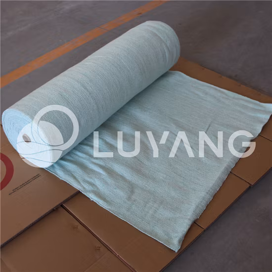 Tissu résistant à la chaleur de fibre de céramique d'isolation thermique de four industriel de matériel de cachetage